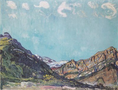 Paysage près de Champéry - Ferdinand Hodler